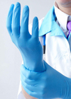 Bezpudrowe jednorazowe rękawiczki nitrylowe w kolorze niebieskim Food Grade Elastic