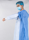 Jednorazowa wzmocniona chirurgiczna suknia lekarska SMS Nietkana sterylna bariera ochronna
