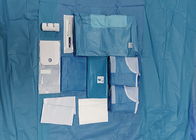 Pakiet zabiegowy artroskopii kolana Tkanina SMS Sterylny zielony pakiet niezbędny Laminowany jednorazowy pakiet chirurgiczny dla pacjenta