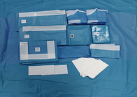 Pakiet zabiegów biodrowych Tkanina SMS Sterylny zielony pakiet chirurgiczny Jednorazowy pakiet chirurgiczny Essential Lamination dla pacjenta