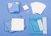 Pakiet procedur dostawy Tkanina SMS Sterylny zielony zestaw chirurgiczny Podstawowy zestaw chirurgiczny jednorazowego użytku dla pacjenta do laminowania