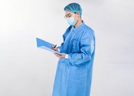 Jednorazowy fartuch laboratoryjny SMS ze spodniami Suknia dla gości w szpitalu