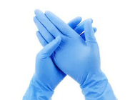 Medyczne jednorazowe niebieskie rękawice nitrylowe Bezpudrowe rękawice do badań bezpieczeństwa