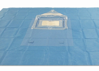 Jednorazowa chirurgiczna kraniotomia Drape Kolor Niebieski Rozmiar 230 * 330 cm lub dostosowanie