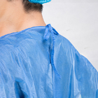 Materiał SMS PP Jednorazowa suknia izolacyjna Kolor Niebieski Zielony Rozmiar XL EN13795