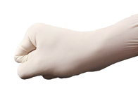Bezpudrowe rękawice lateksowe w rozmiarze L do użytku medycznego i chirurgicznego