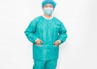Miękka jednorazowa suknia dla pacjenta SMS Garnitury pielęgniarki Kombinezony lekarskie ze spodniami