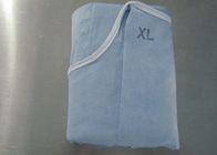 Niebieskie fartuchy chirurgiczne Spunlace Jednorazowe fartuchy szpitalne Miękka włóknina
