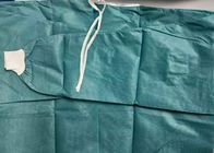Zielony, jednorazowy fartuch chirurgiczny z długimi rękawami Oddychający fartuch chirurgiczny z barierą
