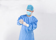 Wzmocniona niebieska jednorazowa suknia chirurgiczna SMS
