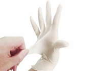 Lateksowe jednorazowe rękawice do badań lekarskich 24 cm bez pudru