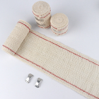 Medyczny bandaż elastyczny z krepy w rolce Niesterylny 80% bawełny Niebiesko-czerwona nić