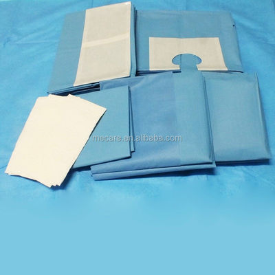 Standard Size Non-woven Fabric Disposable Surgical Packs for Hospital/Clinic Application