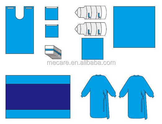Latex Free Disposable Surgical Packs with High Absorbency Materials and 3 Year Shelf Life for Hospital Use