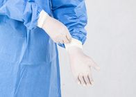 Jednorazowe rękawiczki do badań lateksowych Sproszkowane medyczne rękawice chirurgiczne bez pudru