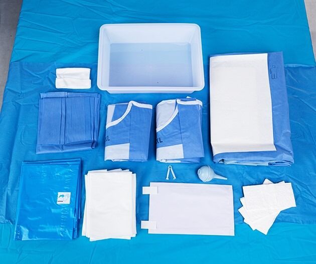 Sterile Surgical Packs in Various Sizes with Multiple Sterilization Methods and Disposable Patient Drapes