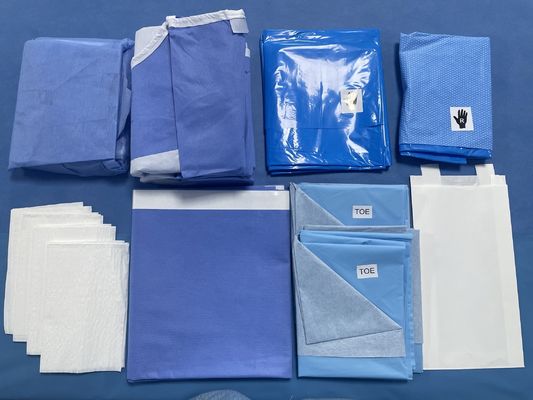 Zestaw jednorazowej urologii litotomii zestaw operacyjny procedury cystoskopii